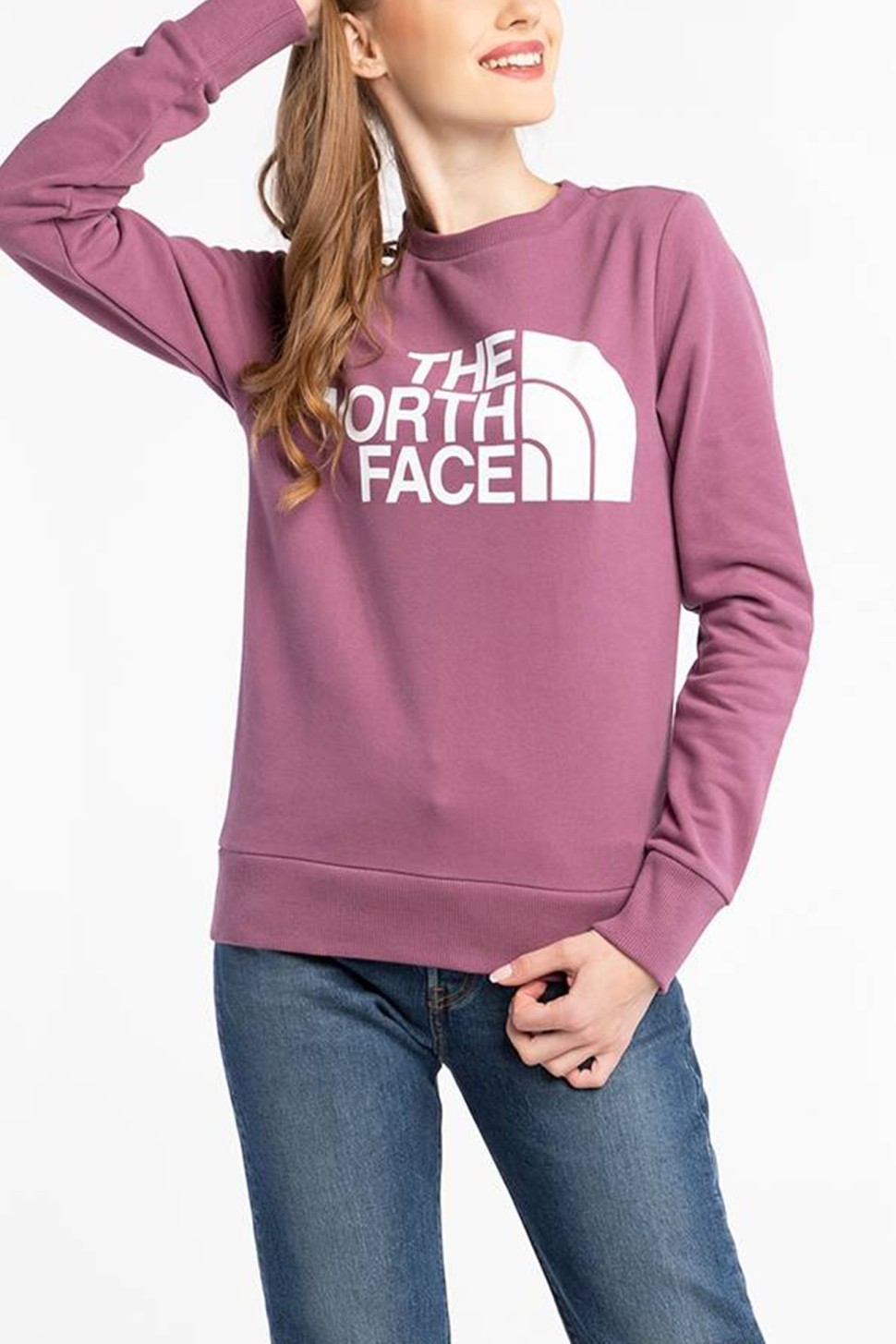 Толстовка женская The North Face W Standard Crew фиолетовая NF0A4M7E0H51 — фото 3 — Sport City Толстовка женская The North Face W Standard Crew фиолетовая NF0A4M7E0H51 — фото 3