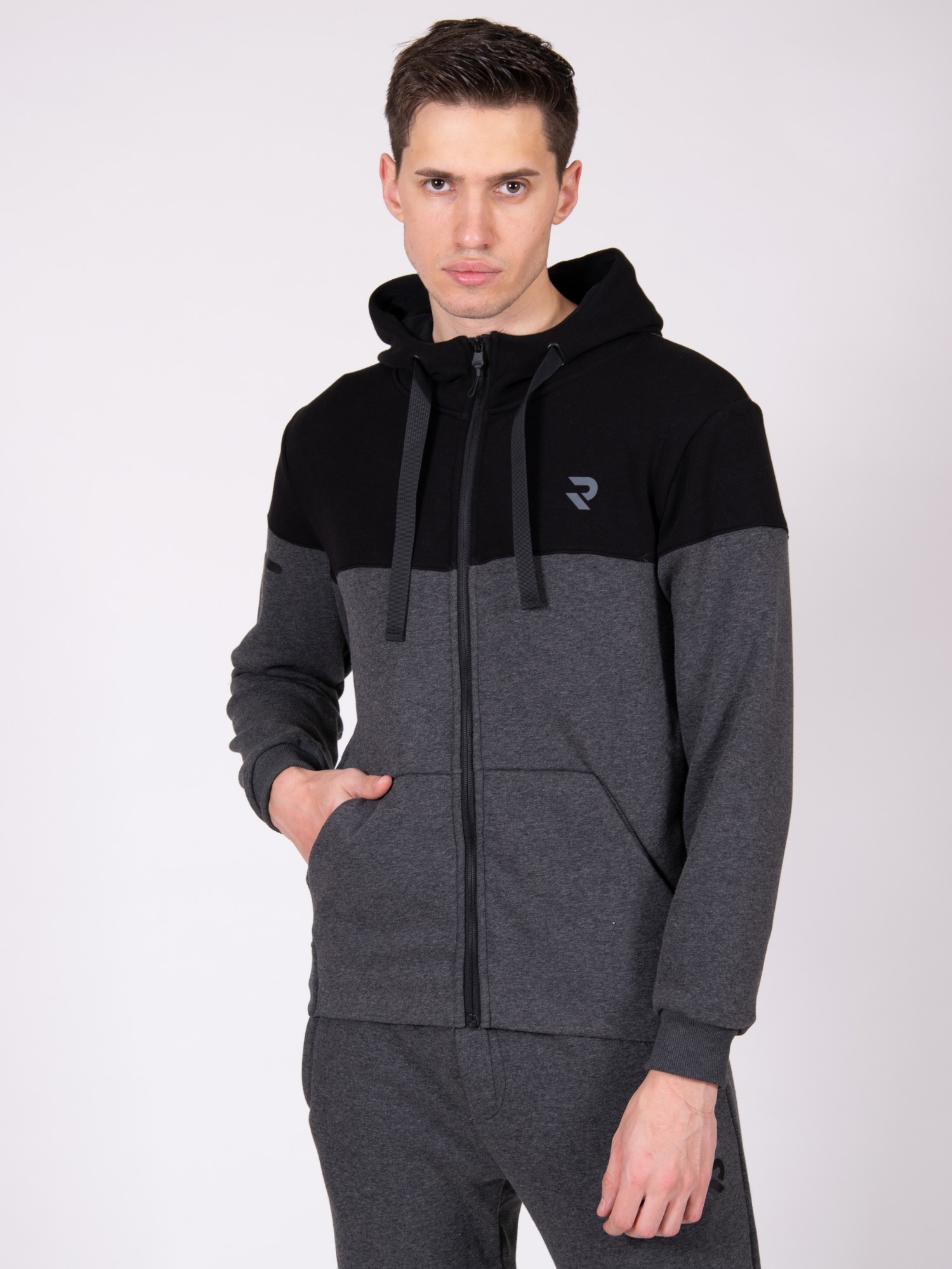 Толстовка чоловіча Radder Loro темно-сіра 442209-020 изображение 2