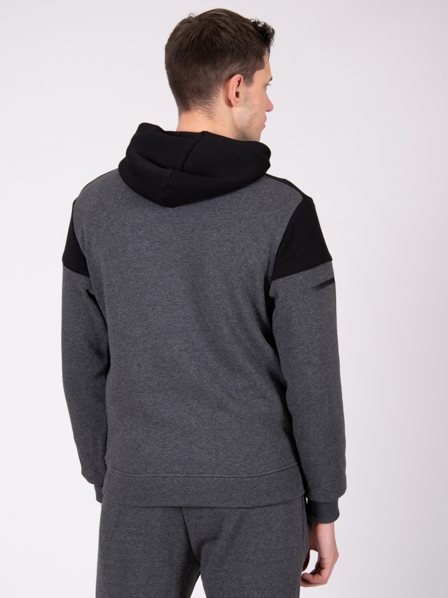 Толстовка чоловіча Radder Loro темно-сіра 442209-020 изображение 4