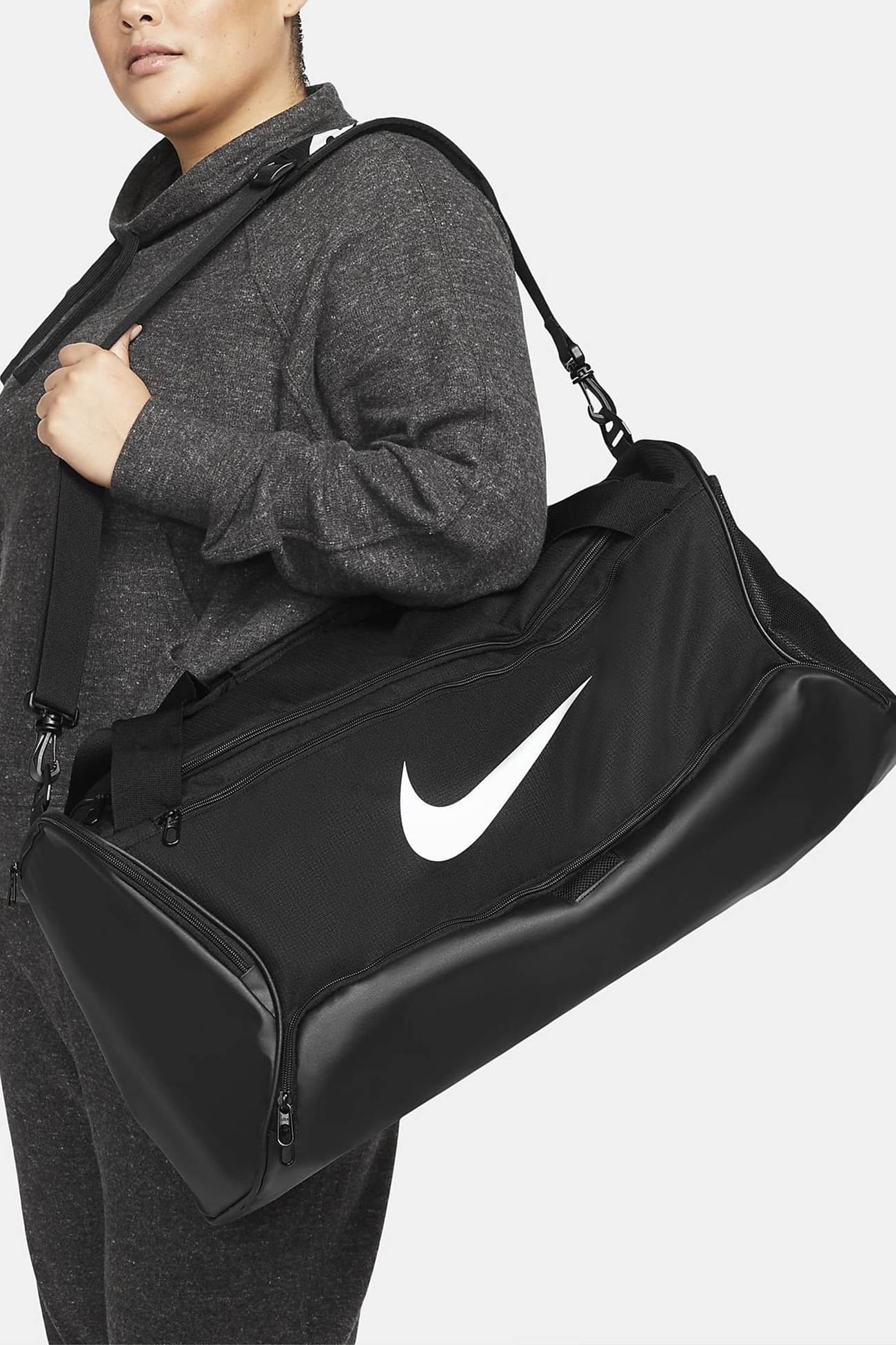 Сумка Nike Nk Brsla M Duff - 9.5 (60L) черная DH7710-010 изображение 2