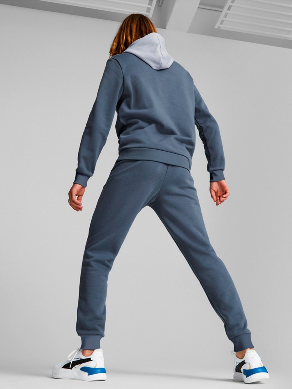 Костюм чоловічий Puma Hooded Tracksuit синій 67003418 — фото 4