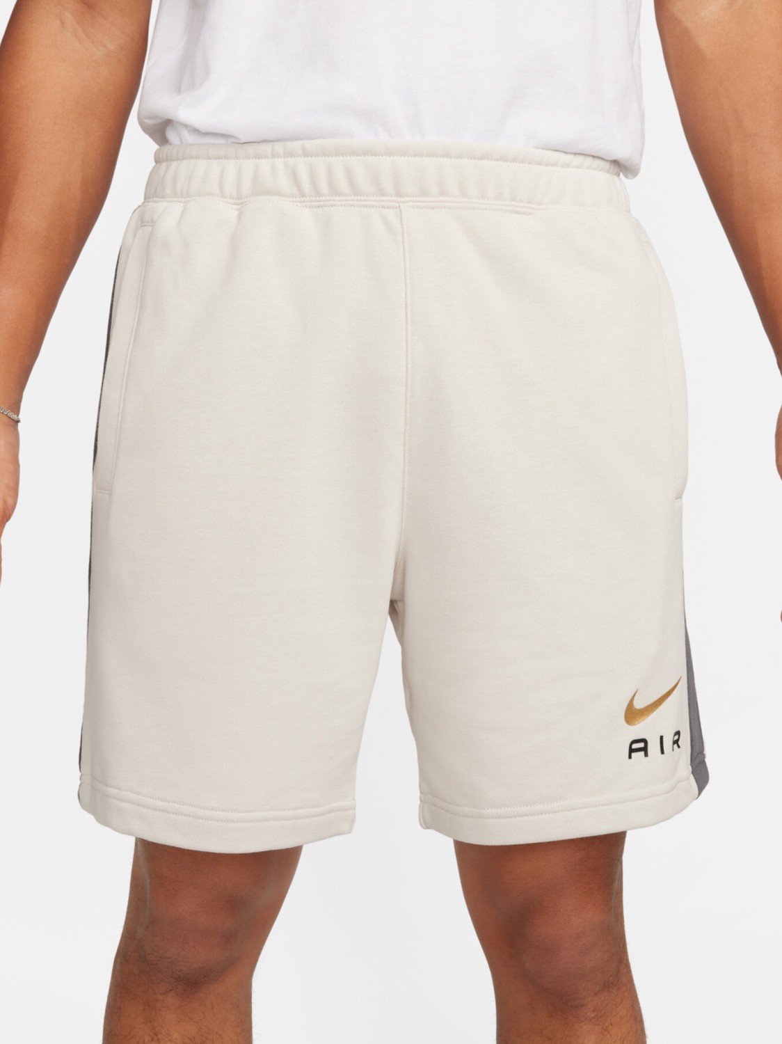 Шорты мужские Nike M NSW SW AIR SHORT FT бежевые FN7701-104 изображение 2
