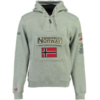 Толстовка мужская Geographical Norway серая SR494H-011