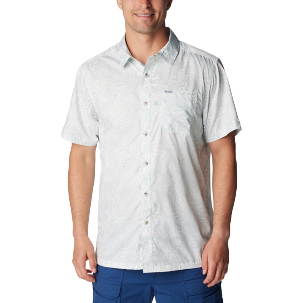Рубашка мужская Columbia SUPER SLACK TIDE™ CAMP SHIRT серая 1653761-017 изображение 1