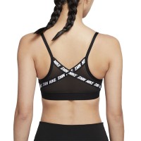 Бра спортивный Nike Indy Logo Bra черный CJ0559-010 изображение 2