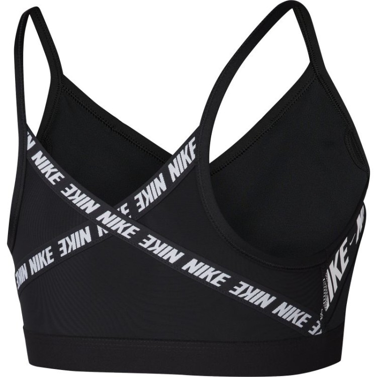 Бра спортивный Nike Indy Logo Bra черный CJ0559-010 изображение 4