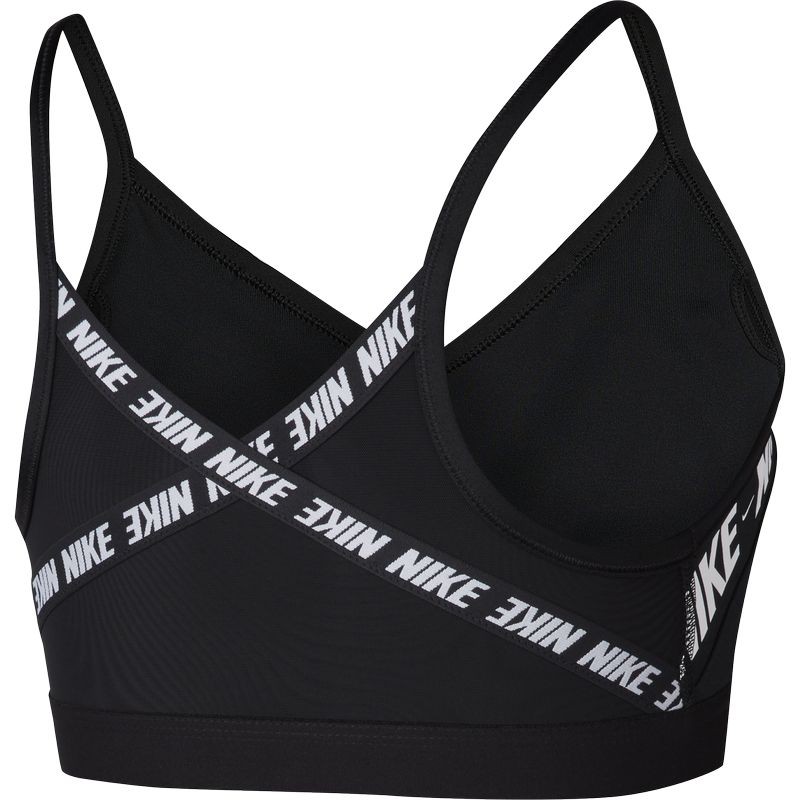 Бра спортивный Nike Indy Logo Bra черный CJ0559-010 изображение 4