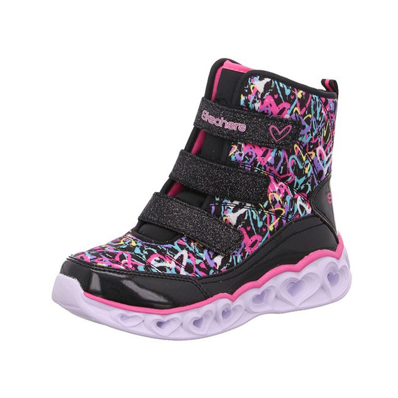 Чоботи дитячі Skechers Heart Lights мультиколір 20288L BKHP изображение 1