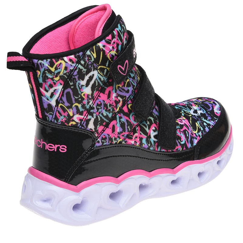 Чоботи дитячі Skechers Heart Lights мультиколір 20288L BKHP — фото 2