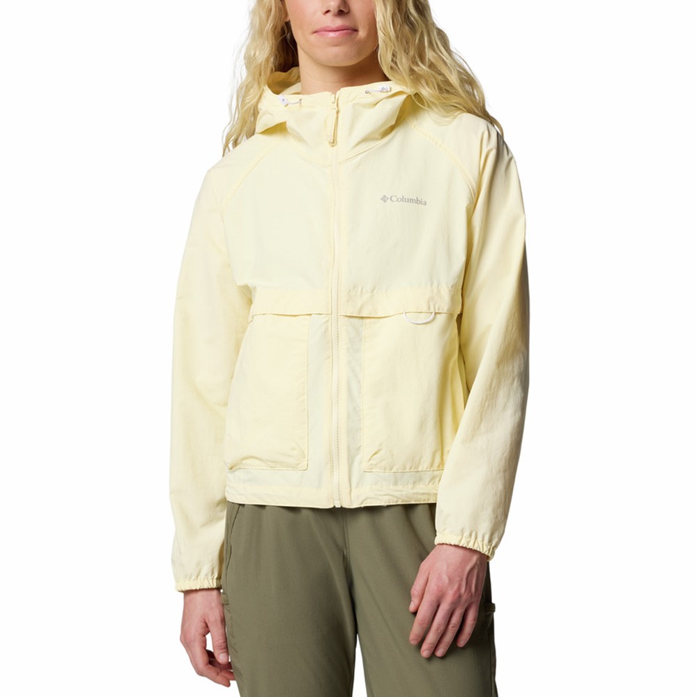 Ветровка женская Columbia Spire Valley™ Windbreaker желтая 2116511-758