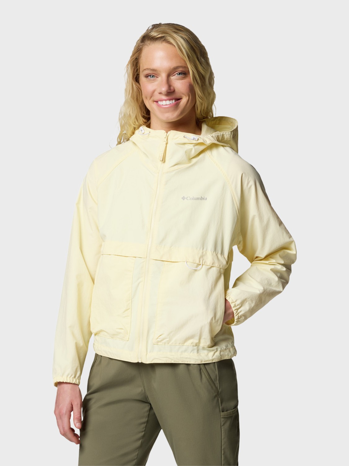 Ветровка женская Columbia Spire Valley™ Windbreaker желтая 2116511-758 изображение 4