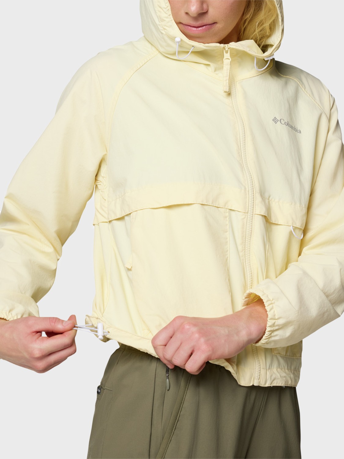 Ветровка женская Columbia Spire Valley™ Windbreaker желтая 2116511-758 изображение 6