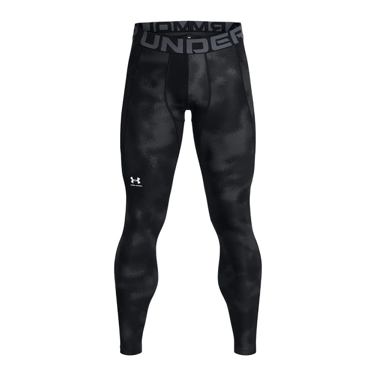 Леггинсы мужские Under Armour UA HG Armour Printed Lgs черные 1383322-001