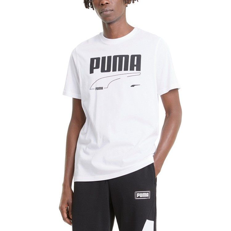Футболка чоловіча Puma Rеbel Tee біла 58573802  изображение 3