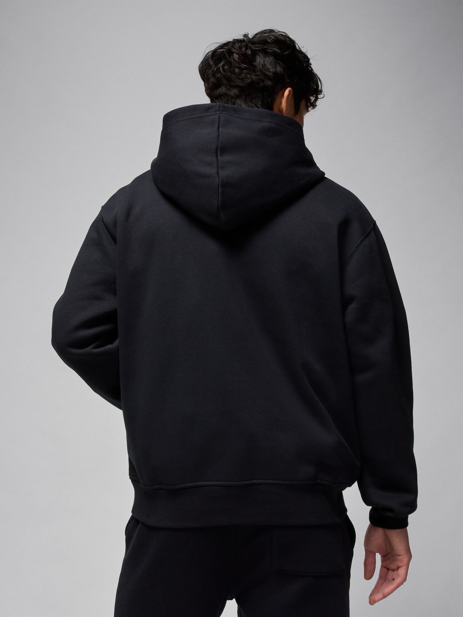 Толстовка мужская Nike M J JUMPMAN FLC PO черная IM9795-010 изображение 3