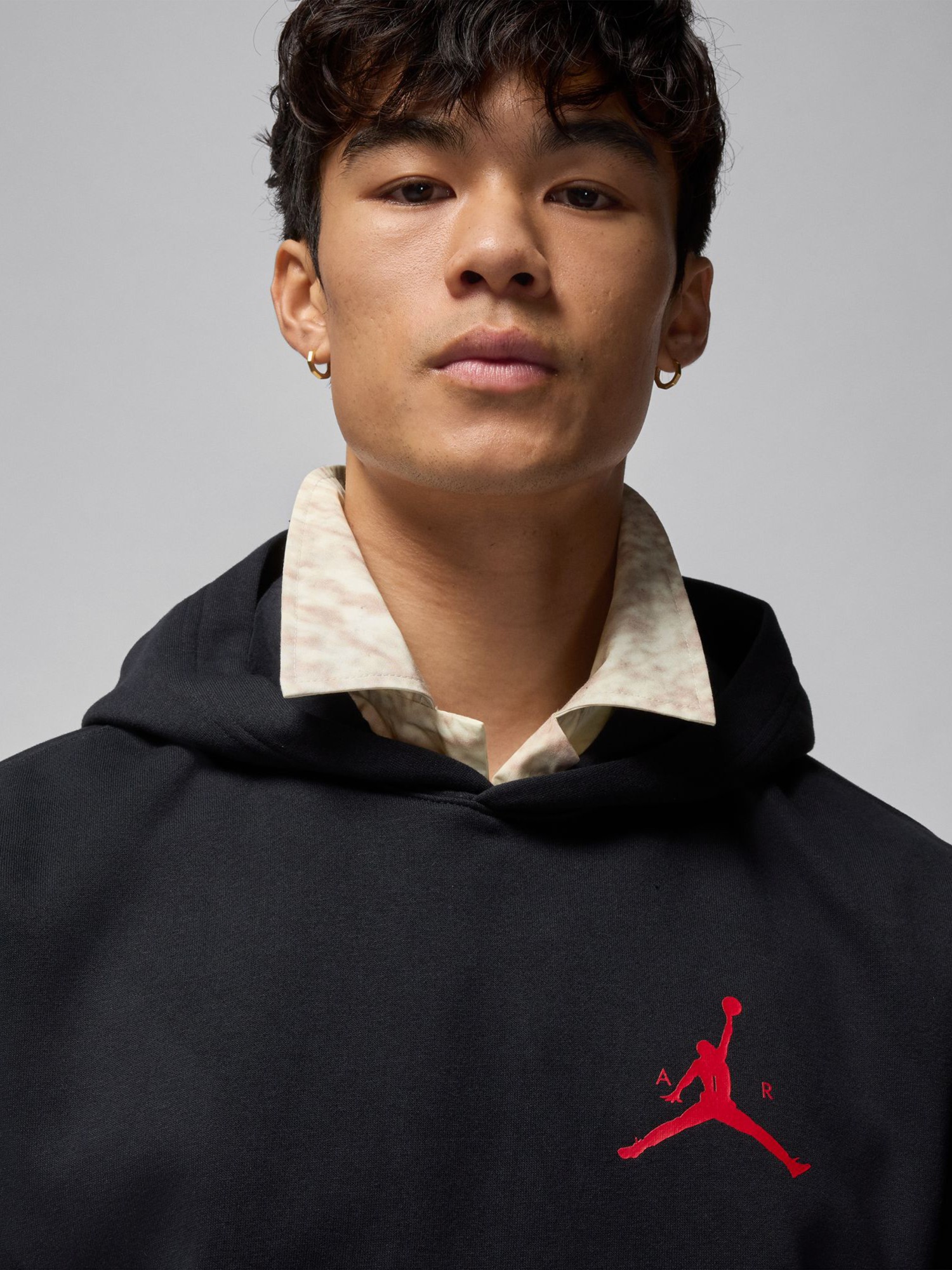 Толстовка мужская Nike M J JUMPMAN FLC PO черная IM9795-010 изображение 4