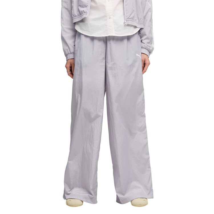 Брюки женские Puma SPORT Relaxed Woven Pants op сиреневые 69186582