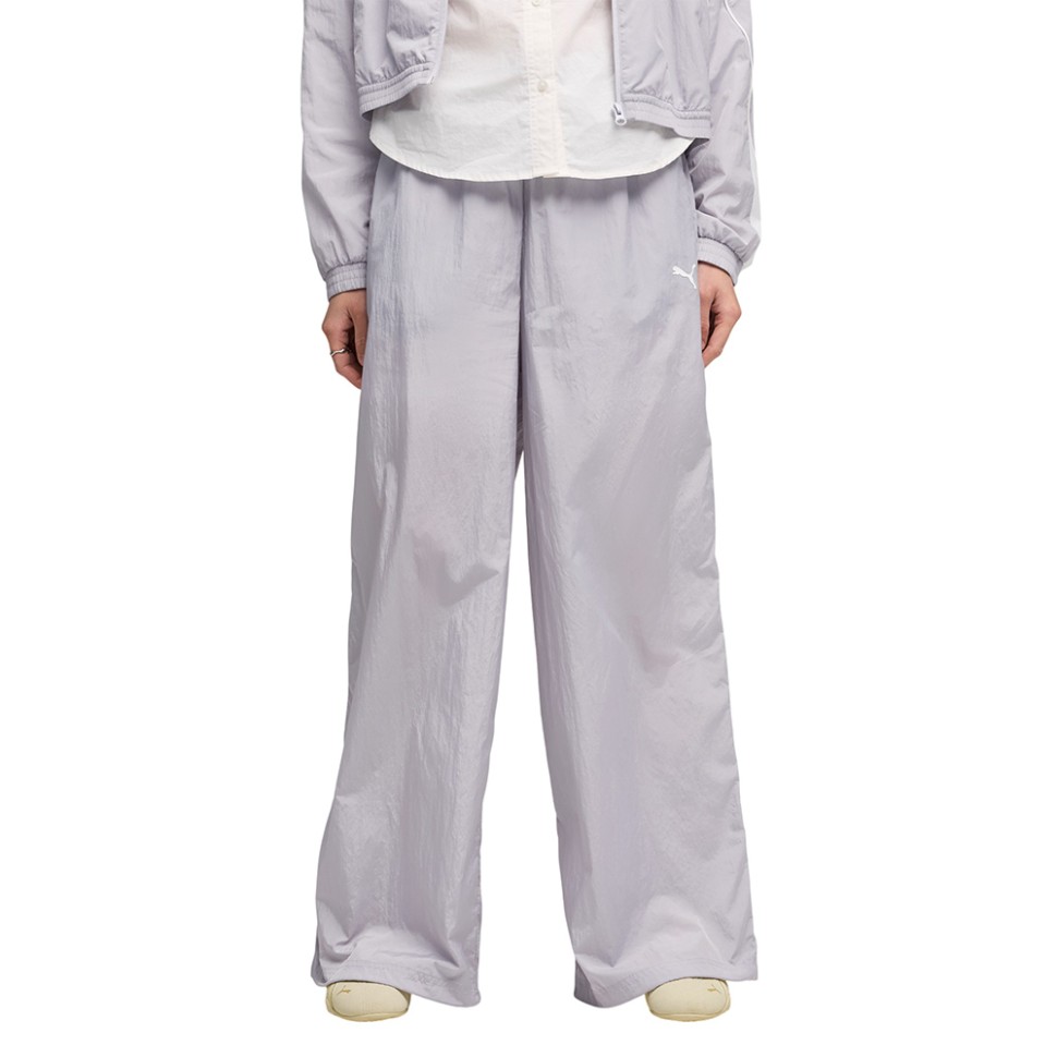 Брюки женские Puma SPORT Relaxed Woven Pants op сиреневые 69186582 изображение 1