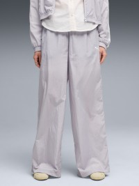 Брюки женские Puma SPORT Relaxed Woven Pants op сиреневые 69186582 изображение 2