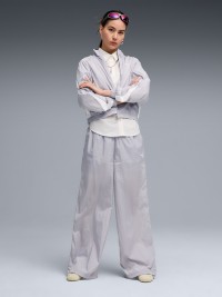 Брюки женские Puma SPORT Relaxed Woven Pants op сиреневые 69186582 изображение 4