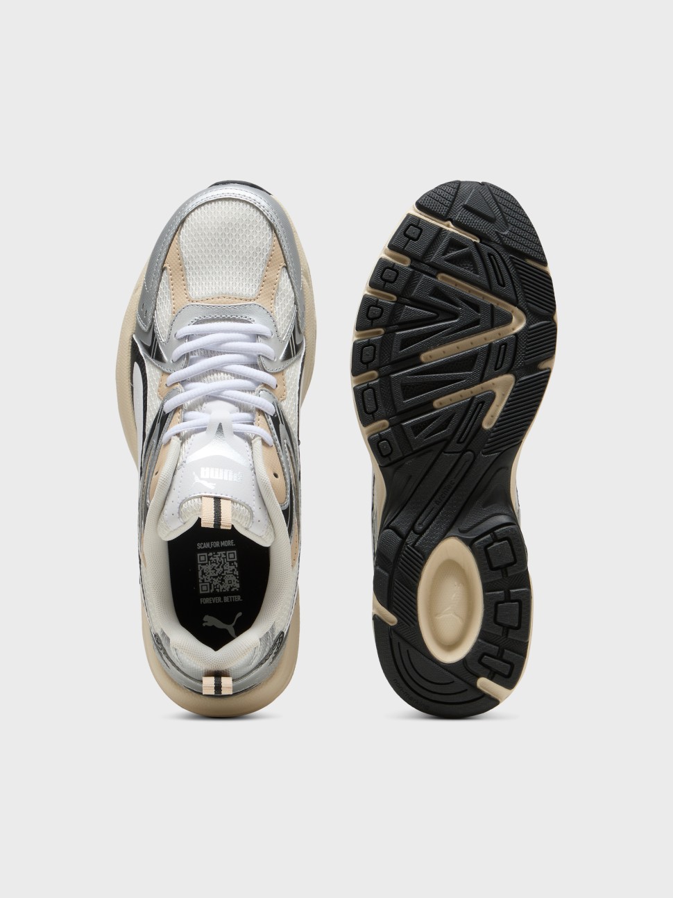 Кроссовки мужские Puma Milenio tech кремовые 40262303 — фото 7