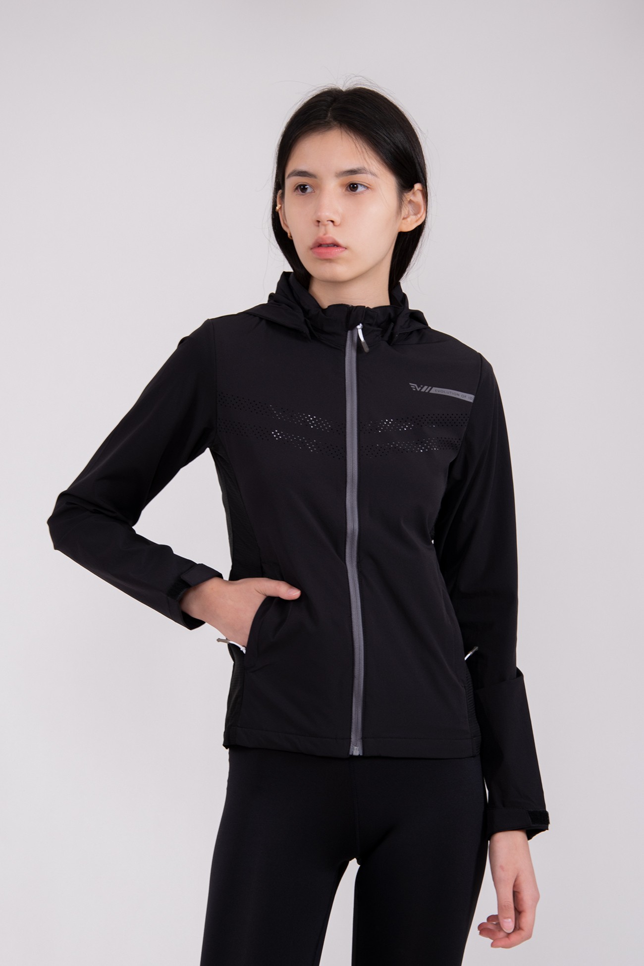 Ветровка женская Evoids Vela черная 552157-010 изображение 2