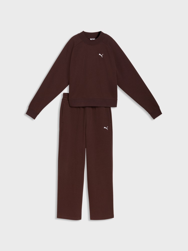 Костюм жіночий Puma Loungewear Standard Sweat Suitt FL cl коричневий 69399533 изображение 5