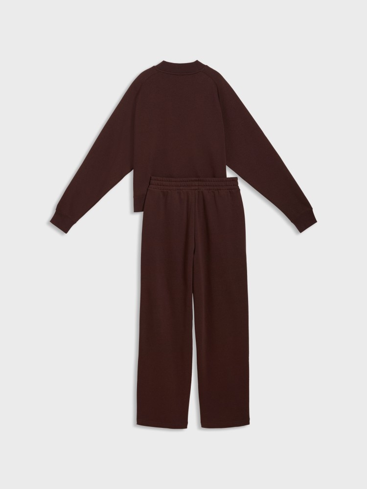 Костюм жіночий Puma Loungewear Standard Sweat Suitt FL cl коричневий 69399533 изображение 6