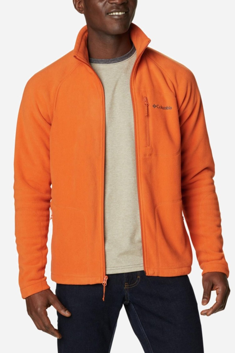 Толстовка мужская Columbia Fast Trek II Full Zip Fleece оранжевая 1420421-820 изображение 2