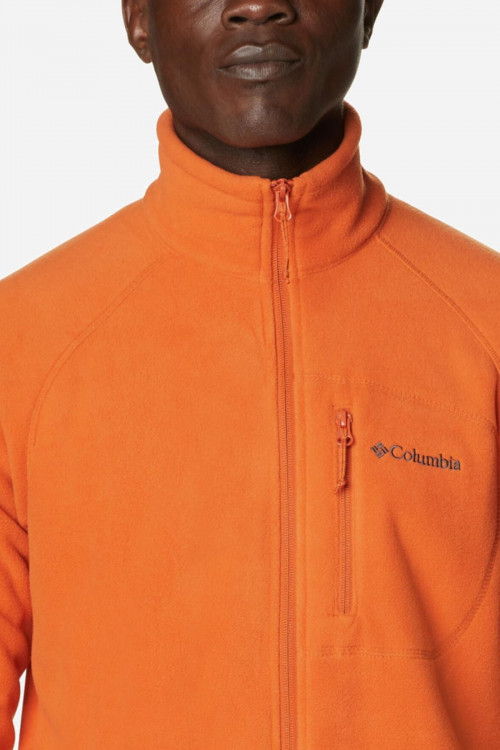 Толстовка мужская Columbia Fast Trek II Full Zip Fleece оранжевая 1420421-820