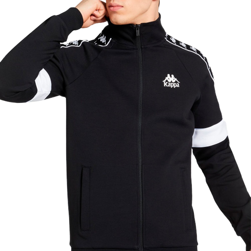 Толстовка чоловіча Kappa чорна 110635-99 изображение 2