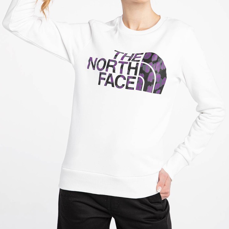 Толстовка женская The North Face W Standard Crew белая NF0A4M7E39U1 изображение 1
