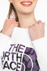 Толстовка женская The North Face W Standard Crew белая NF0A4M7E39U1 изображение 3