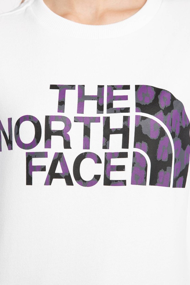 Толстовка женская The North Face W Standard Crew белая NF0A4M7E39U1 изображение 4