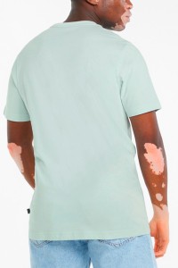 Футболка чоловіча Puma Ess Logo Tee блакитна 58666762  изображение 3