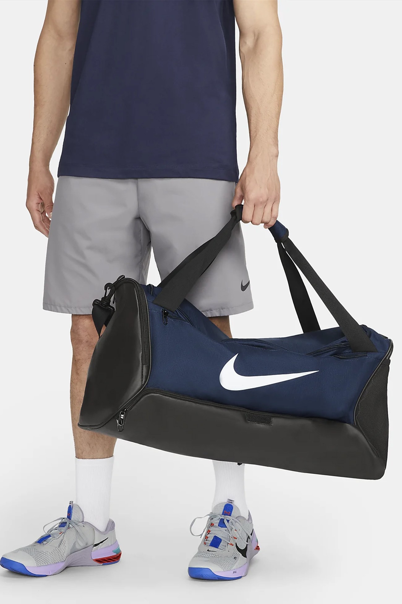 Сумка Nike Nk Brsla M Duff - 9.5 (60L) синяя DH7710-410 изображение 2