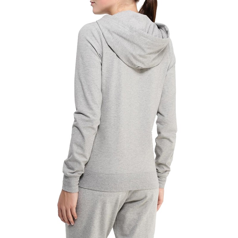Толстовка женская Nike JERSEY FZ серая 614829-066 изображение 3