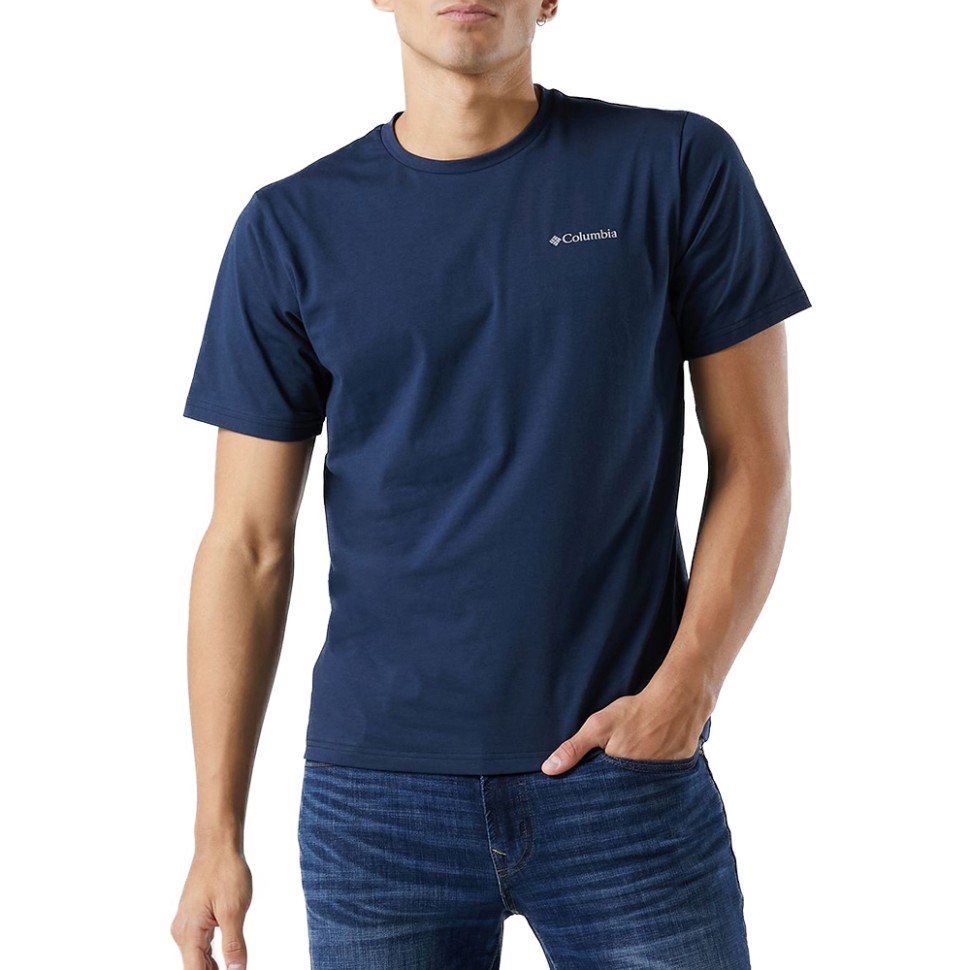 Футболка мужская Columbia Sun Trek синяя 1931161-464 — Sport City Футболка мужская Columbia Sun Trek синяя 1931161-464