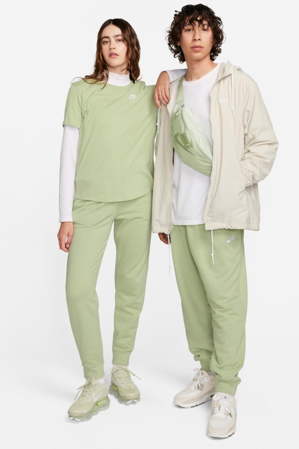 Штани жіночі Nike W NSW CLUB FLC MR PANT STD м'ятні DQ5191-343 — фото 2