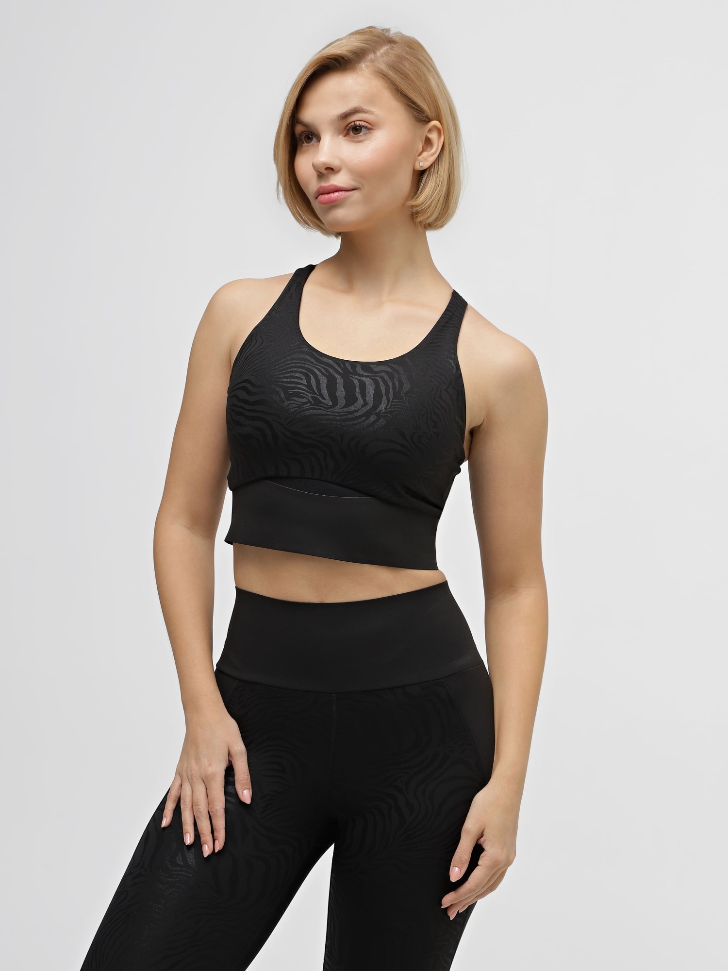 Бра спортивне Evoids Cholet чорне 312401-010 изображение 2