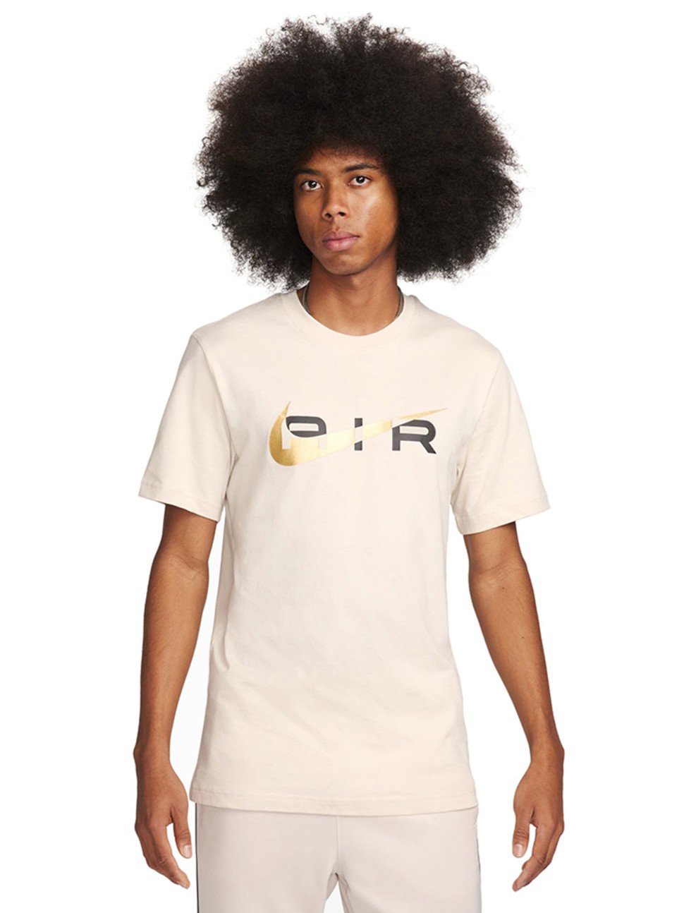 Футболка чоловіча Nike M NSW SW AIR GRAPHIC TEE бежева FN7704-104 — фото 2
