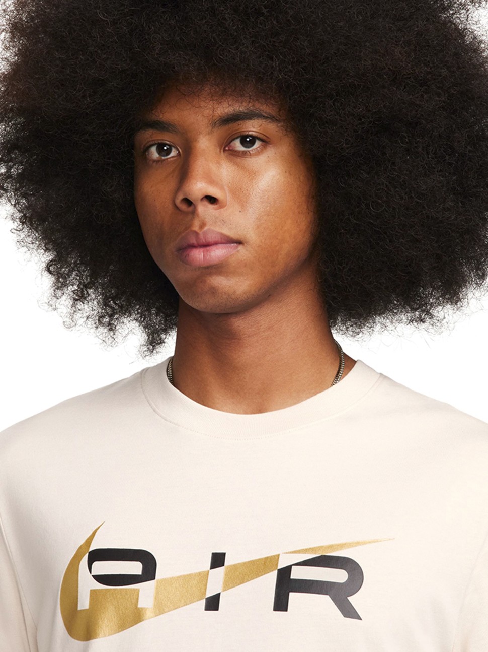 Футболка чоловіча Nike M NSW SW AIR GRAPHIC TEE бежева FN7704-104 — фото 4