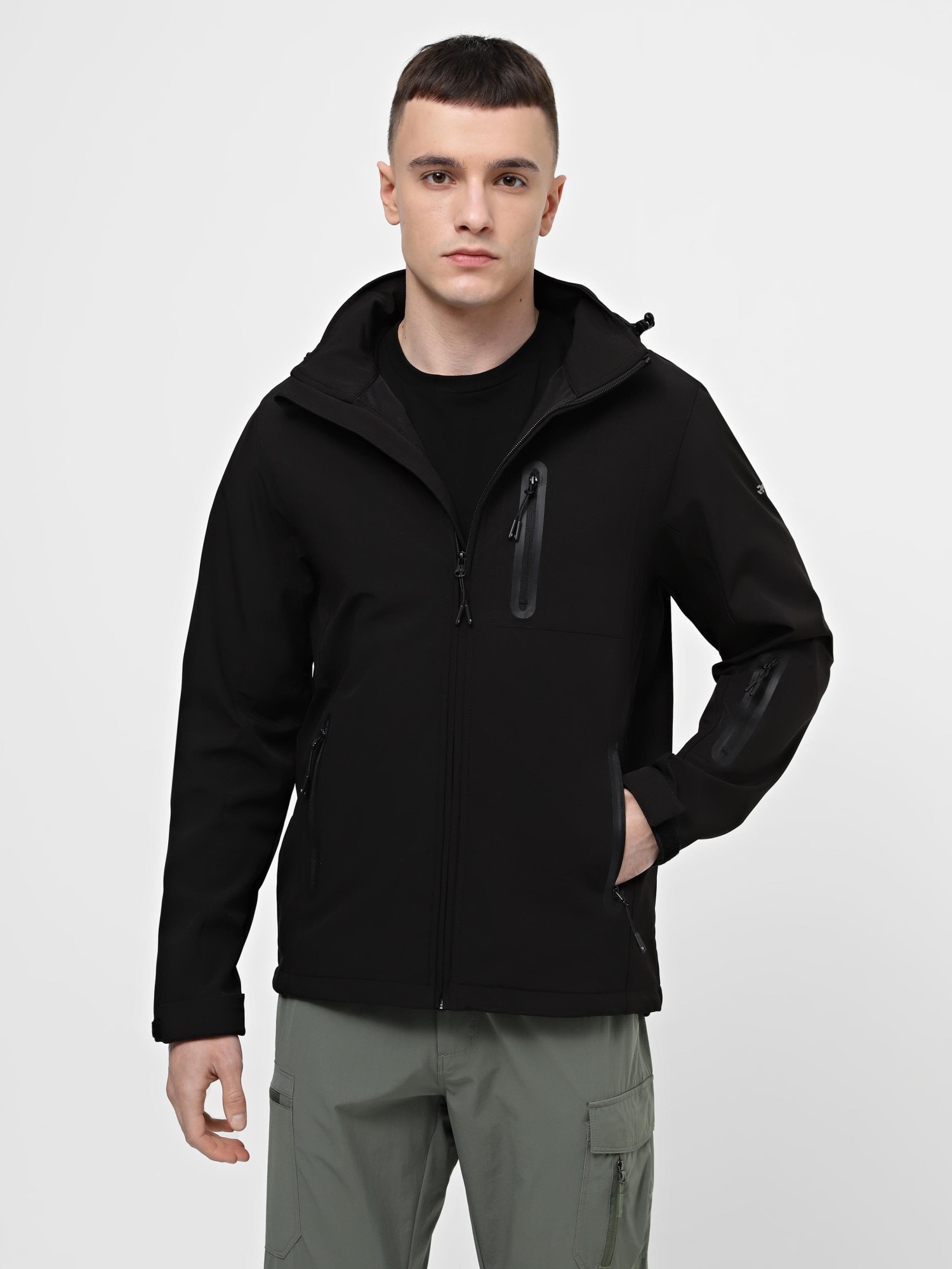  Вітровка чоловіча Radder Pecator чорна 122427-010 изображение 2