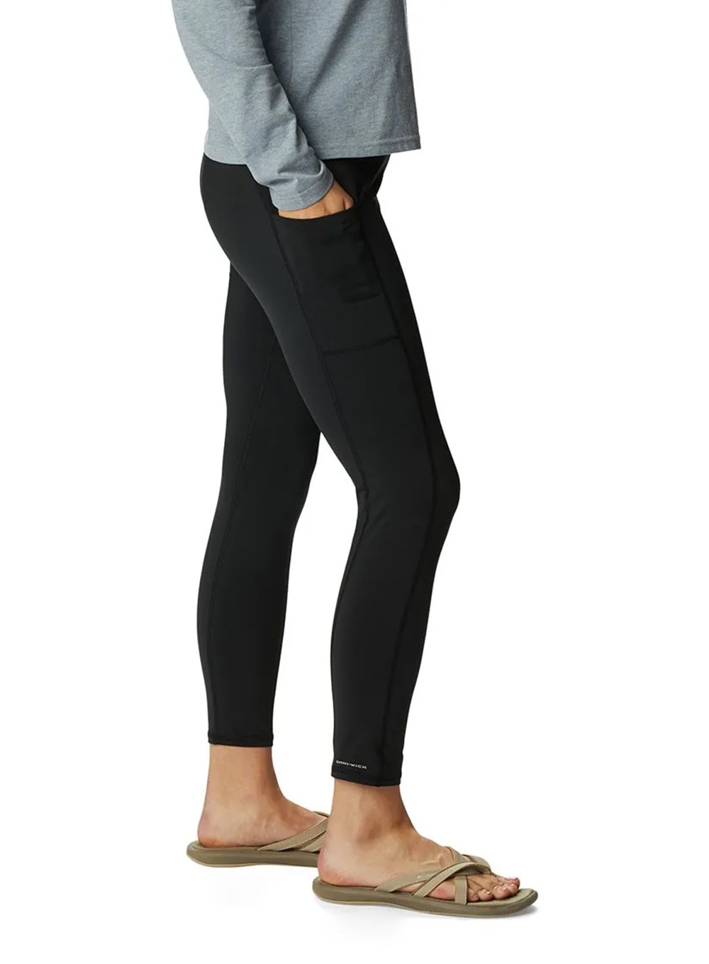 Леггинсы женские Columbia BOUNDLESS TREK™ LEGGING черные 2033511-010 изображение 4