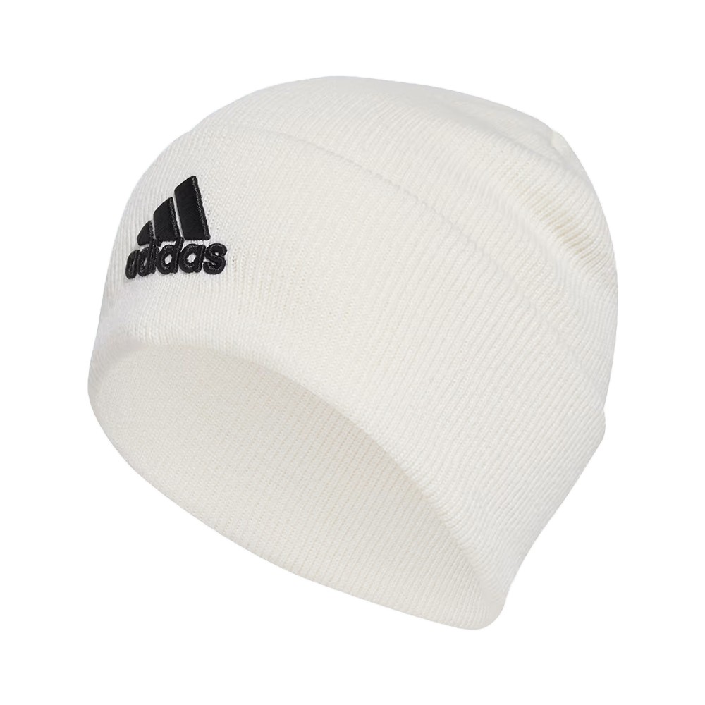 Шапка  Adidas LOGO BEANIE CUF белая IY7666