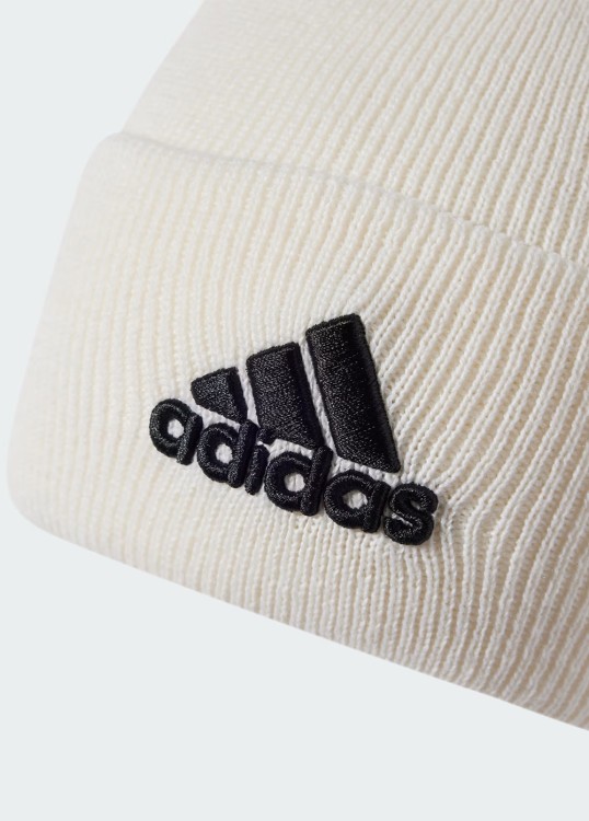 Шапка  Adidas LOGO BEANIE CUF біла IY7666 изображение 3