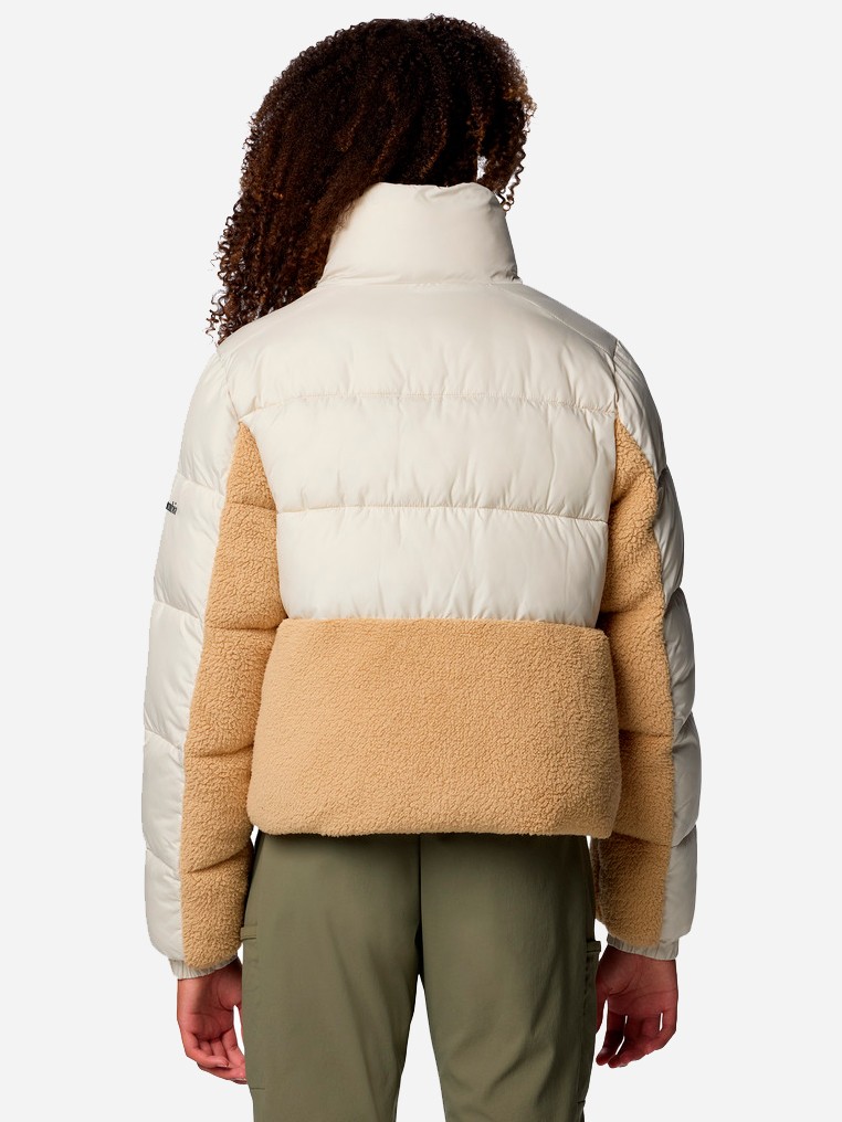 Куртка женская Columbia LEADBETTER POINT™ II SHERPA HYBRID бежевая 2085601-278 изображение 4