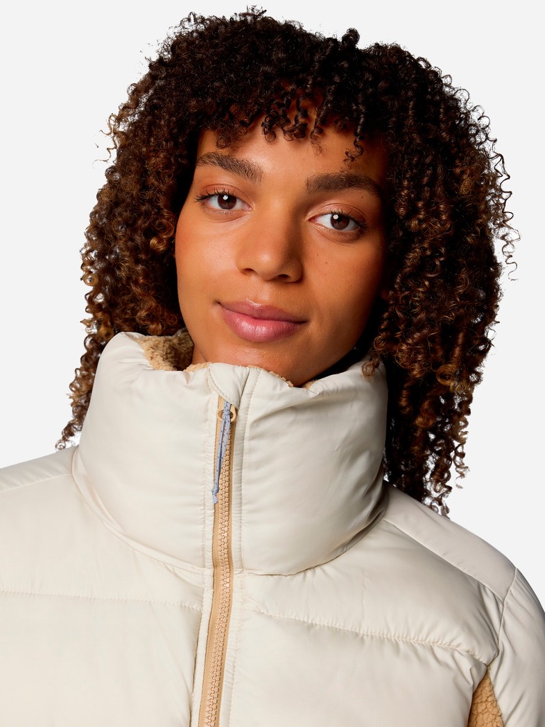 Куртка женская Columbia LEADBETTER POINT™ II SHERPA HYBRID бежевая 2085601-278 изображение 7