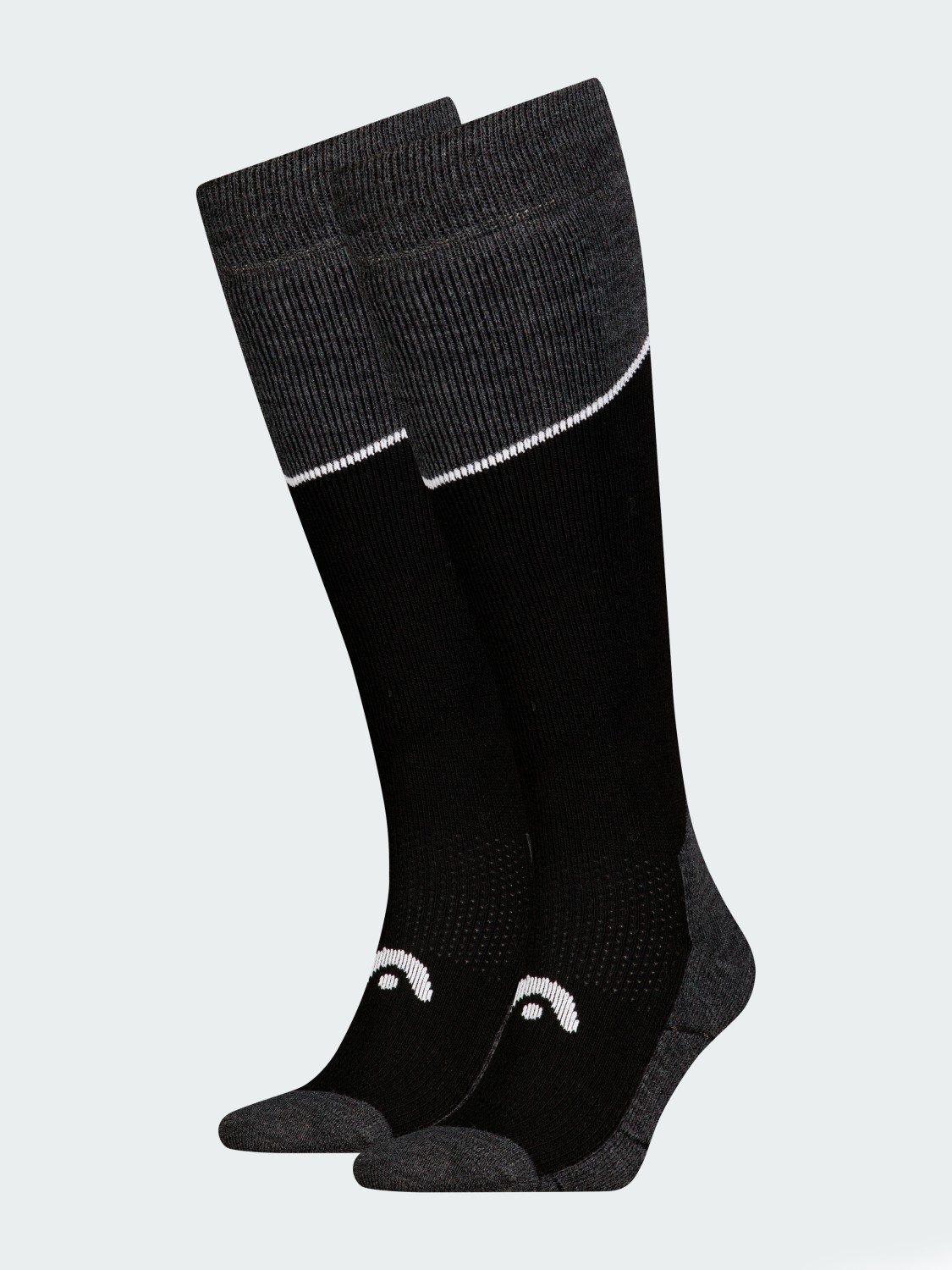 Шкарпетки HEAD SKI BEGINNER KNEEHIGH 2P чорні 701229031001 изображение 2
