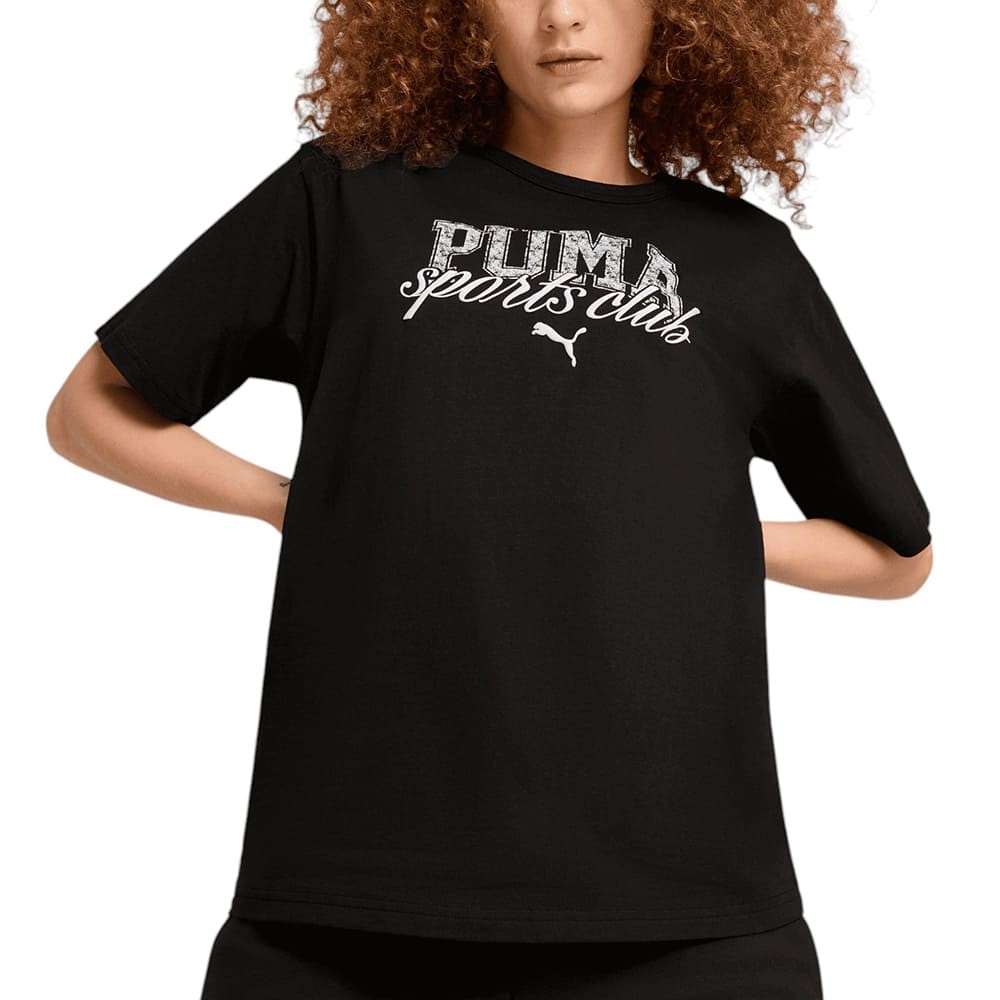 Футболка жіноча Puma PUMA CLASS Relaxed Tee чорна 68503101 изображение 1